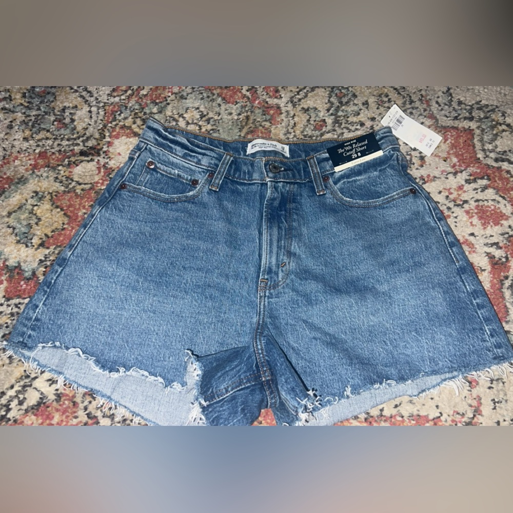 High rise the 90s relaxed cutoff short Abercrombie shorts